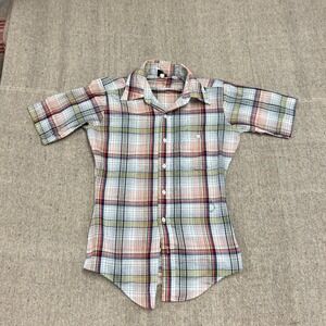 Vintage Gap Button Up Shirt Mens Medium 1970s Plaid